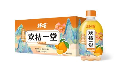 好巧桔子汁汽水330ml  